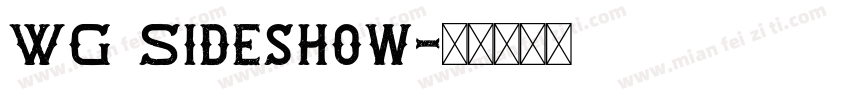 WG Sideshow字体转换
